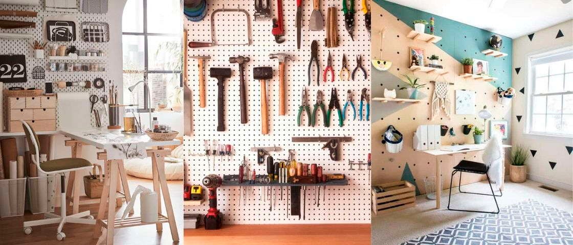 Le pegboard, un drôle de panneau pour tout organiser sans effort !